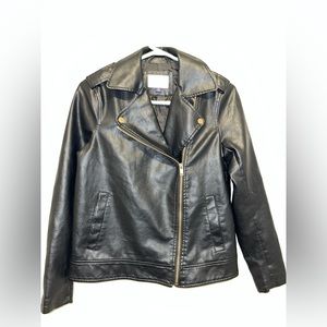 Universal threads leather coat